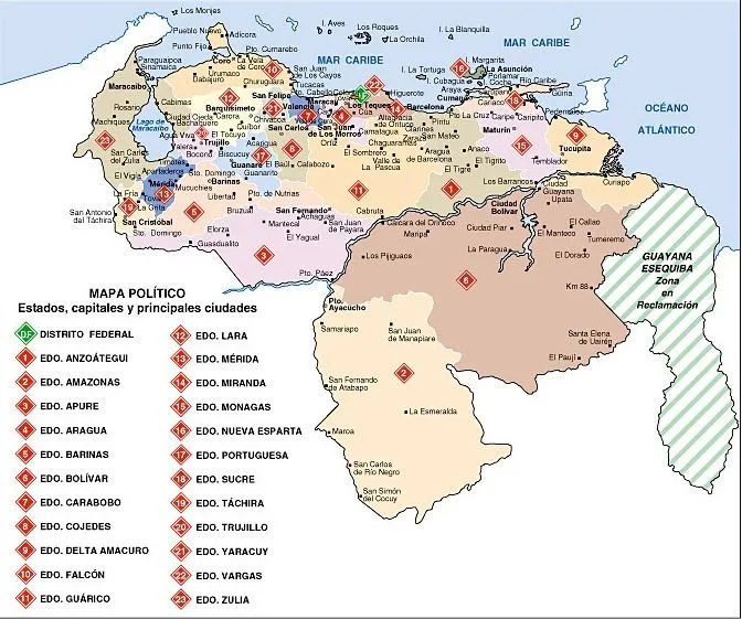 Capitales de Venezuela y el Mundo - Estudiando con Angela