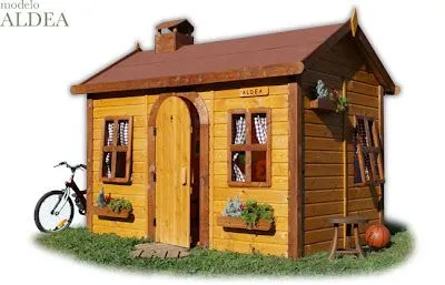 Los caprichos de Alice&Bows: Green house: casas de madera para niños