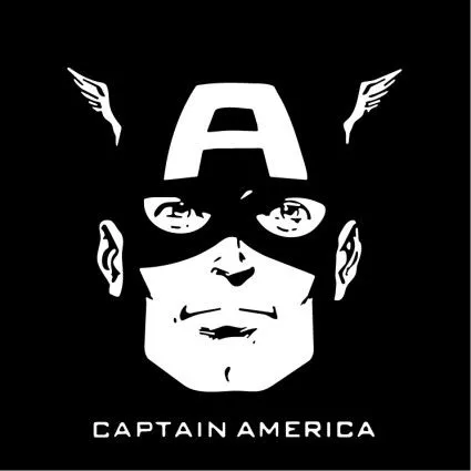 Capitán América-Vector Logo-vector Libre Descarga Gratuita