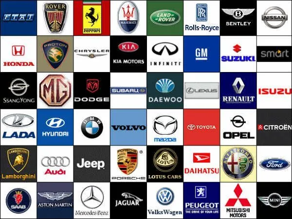 car Logo's are simple ways of being able to recognise the company ...