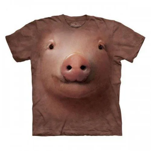 Cara Animal t-shirt - cerdo | Cool Mania