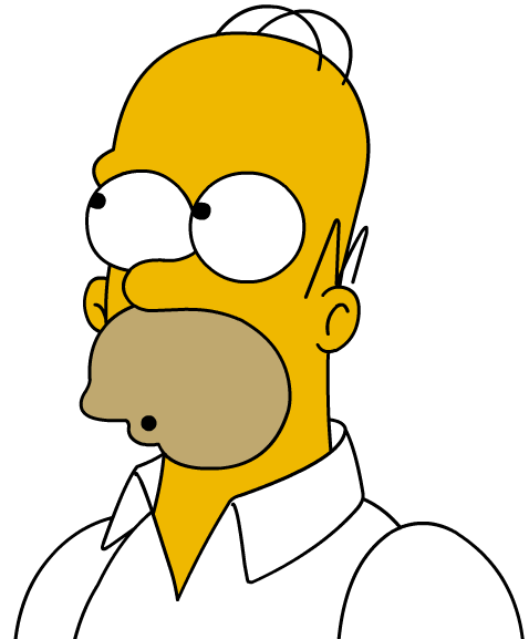 caras de homer simpson dibujos de homer simpson para imprimir