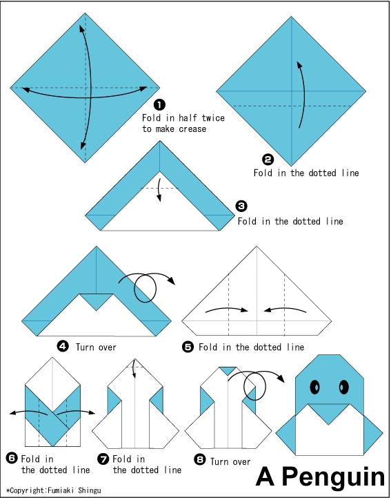 Cara Membuat Origami Burung | lenthog.com