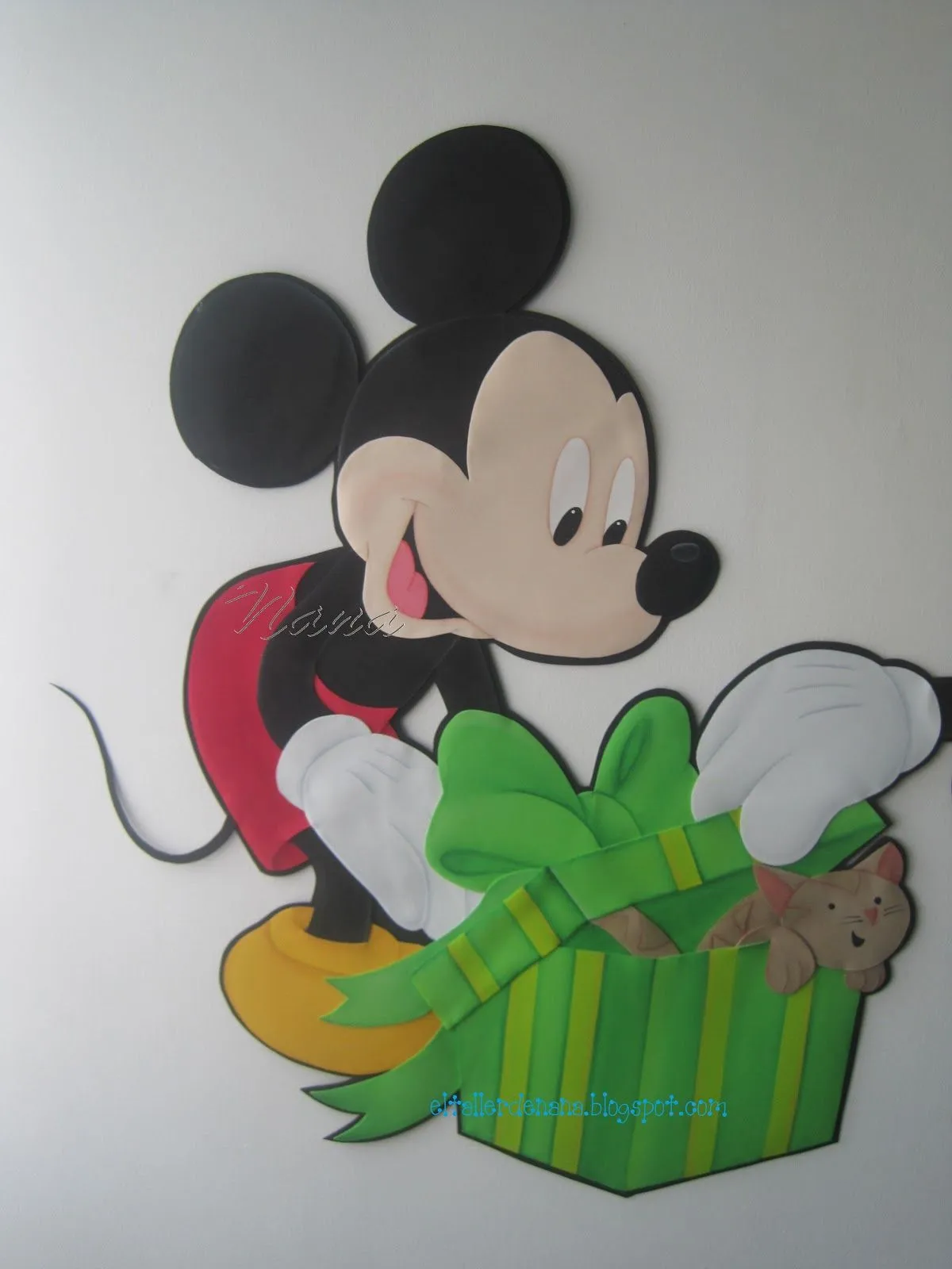 Decoración foamy Mickey Mouse - Imagui