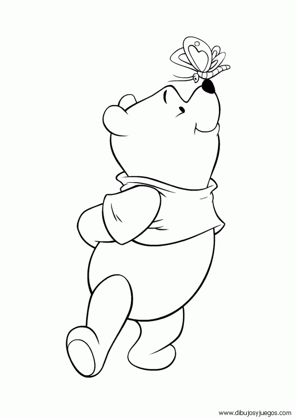 dibujos-winnie-the-pooh-101 | Dibujos y juegos, para pintar y colorear