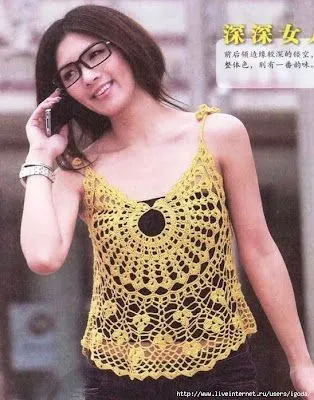 Pinterest crochet blusas - Imagui