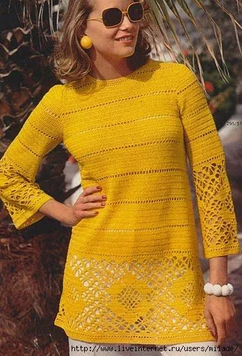 CARAMELO ARDIENTE es... LA PRINCESA DEL CROCHET: blusa amarela