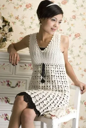 CARAMELO DE CROCHET: vestido japones | Crochet | Pinterest | Croché