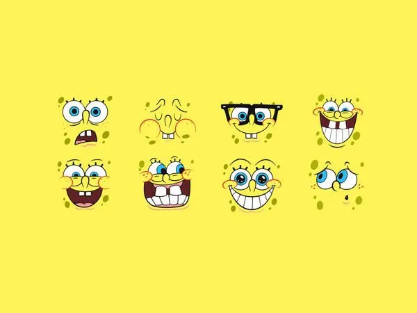 Las ocho caras de Bob Esponja by MayteKr on DeviantArt