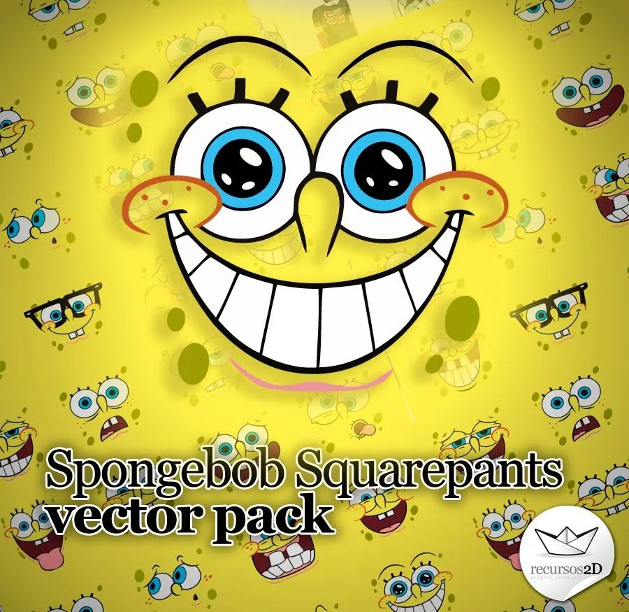  ... Vector Pack Faces (Caras de Bob Esponja en Vector) | Recursos 2D.com