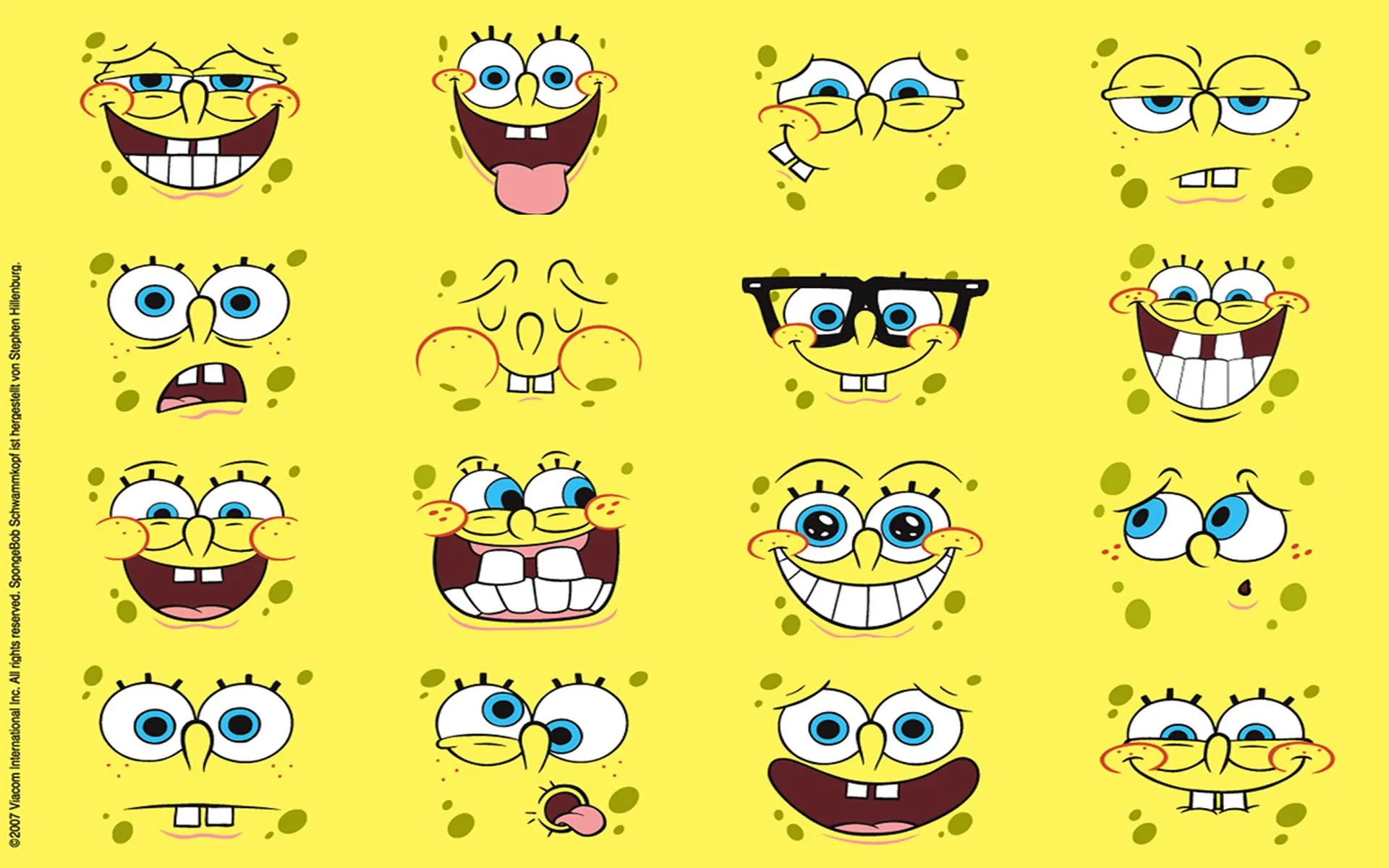 Caras Bob Esponja - Wallpapers