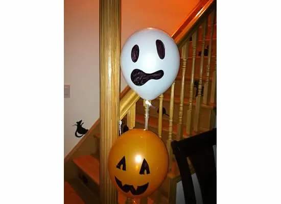 Caras en globos para halloween | creationsbydanny