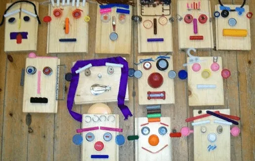 Caras con Material Reciclado | Recurso educativo 43337 - Tiching