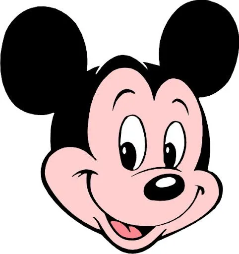 Cabeza de Mickey Mouse para imprimir - Imagui