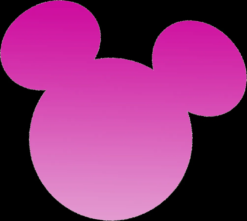 Silueta de la cara de Minnie Mouse - Imagui