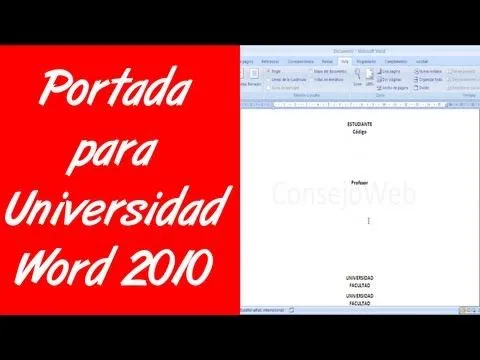 Como hacer una carátula para un trabajo - Imagui