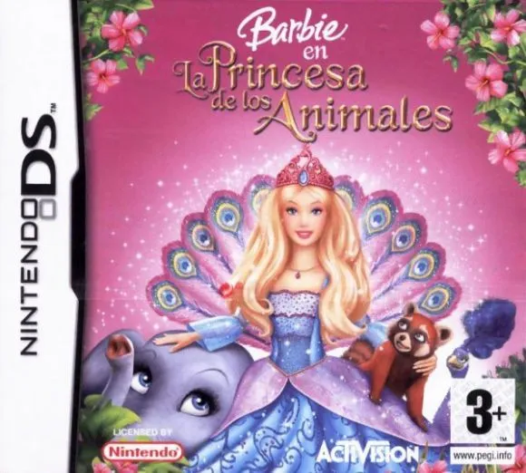 Carátula oficial de Barbie: La Princesa de los Animales - DS ...