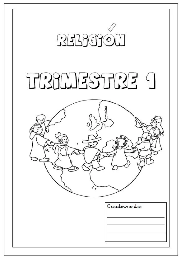 Caratulas para colorear de religión - Imagui