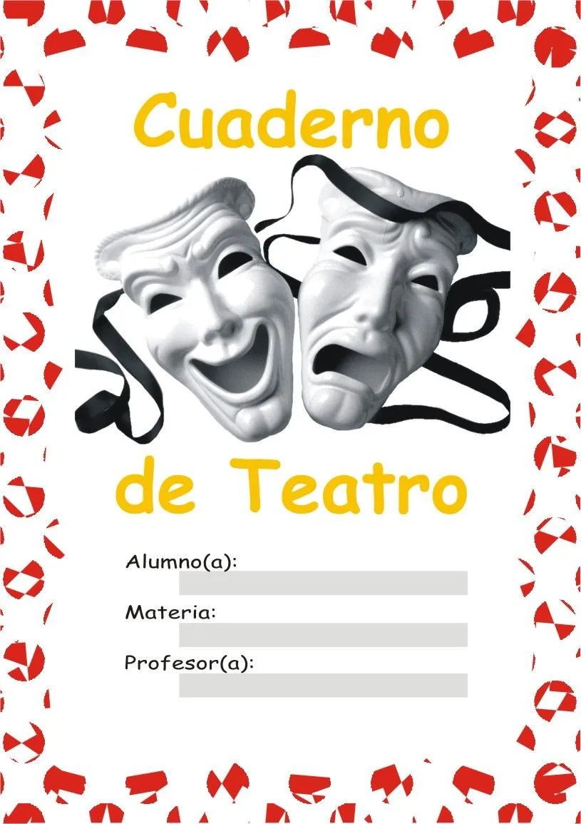 Caratulas para Cuadernos: Actuacion y Teatro