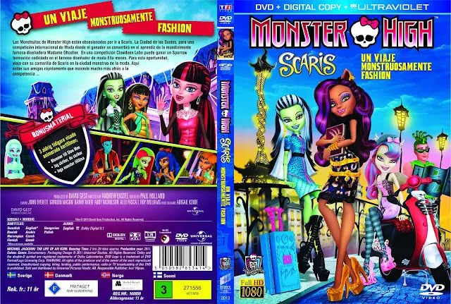 CARATULAS GRATIS DVD: MONSTER HIGH SCARIS