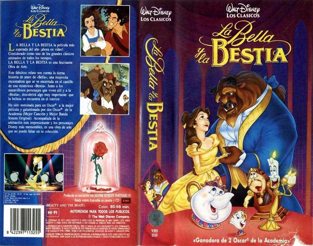 Carátulas de películas: La Bella y la Bestia