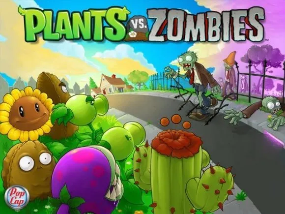 Carátula oficial de Plants vs. Zombies - Web