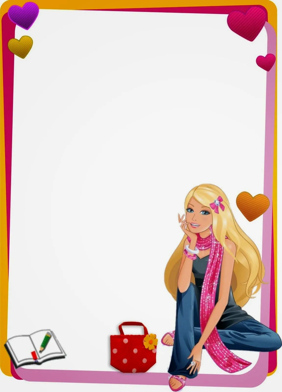 Caratulas y Recursos para Estudiantes: Caratulas infantiles para cuadernos de niñas