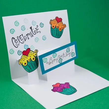 Card Making Idea: Step Pop-Up Card Tutorial - Greeting Card Class ...