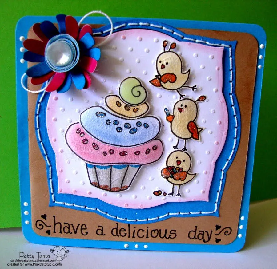 Cards by Patty Tanúz: PAJARITOS Y CUPCAKES? sólo en PCS!!!!