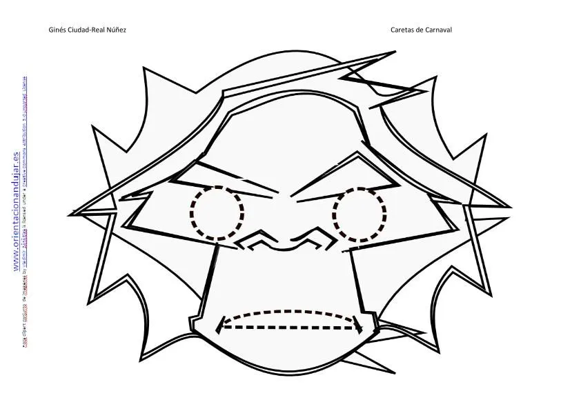 Caretas de Carnaval III (GORILA Y LINCE) -Orientacion Andujar