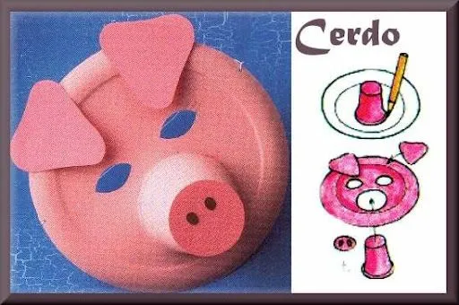 Mascaras de cerditos - Imagui