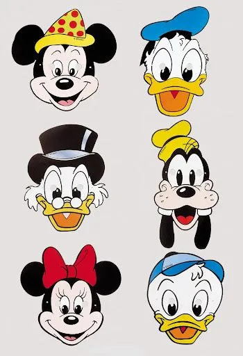 CARETAS DISNEY PARA IMPRIMIR. CARETAS DISNEY DE CARNAVAL