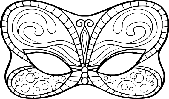 Caretas de mariposas para imprimir - Imagui