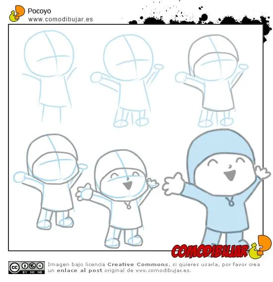 Caricatura y animacion: dibujando a pocoyo