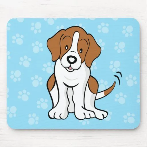 Beagle lindo Mousepad del dibujo animado Alfombrilla De Ratón de ...