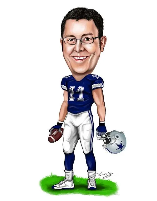 Caricatura ~ Dallas Cowboys caricature | DarDesign's Blog on Artician