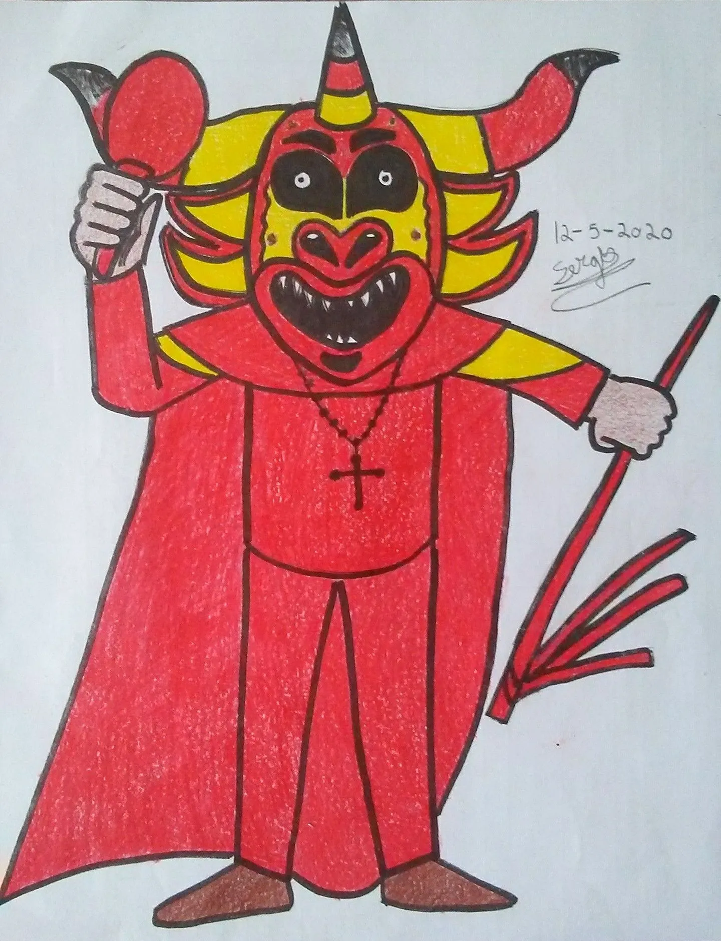 Caricatura de DIABLO DE YARE — Steemit