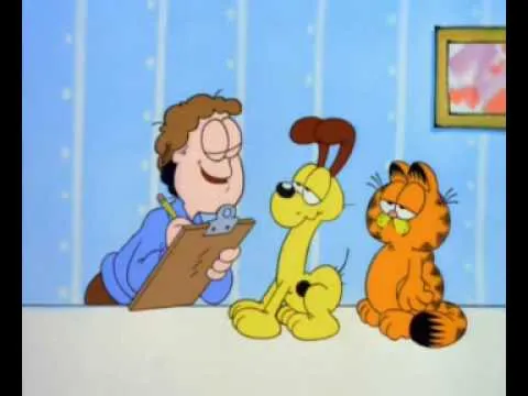 DE CARICATURA: GARFIELD Y SUS AMIGOS