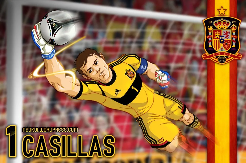 Caricatura de Iker Casillas – Euro 2012 | Neokoi