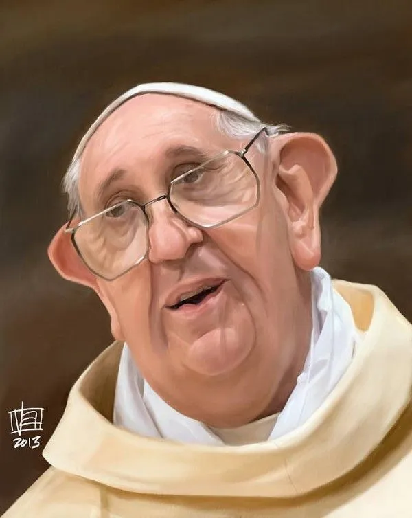 Caricatura-del-Papa-Francisco- ...