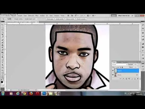 Como Hacer Una Caricatura Con PHotoshop Cs5 - YouTube