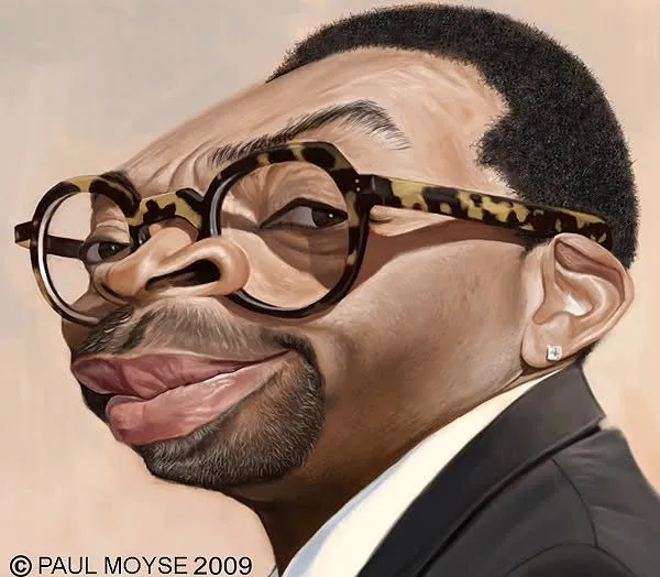 Caricatura de Spike Lee