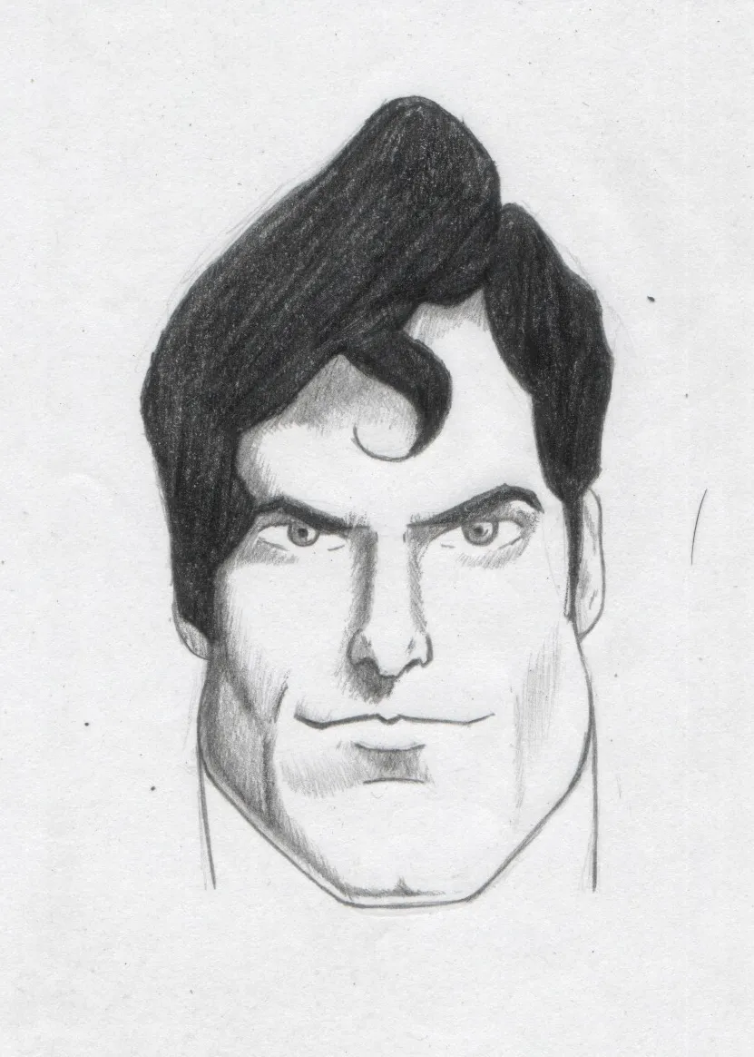 Caricatura de Superman by *uhno on deviantART