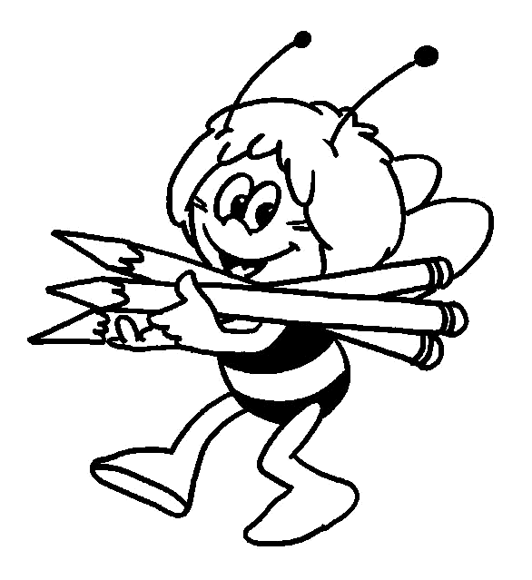 Caricaturas de abejas para colorear - Imagui