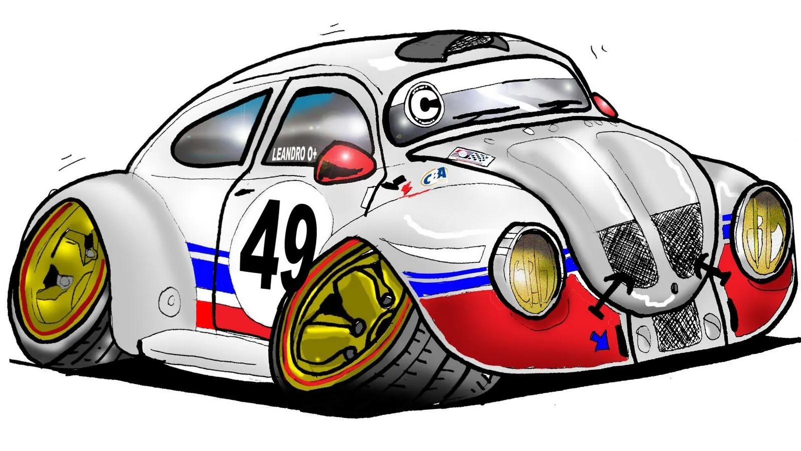 Blog do Cleverton: CARICATURAS DE CARROS