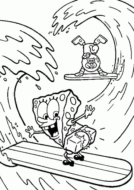 Dibujos para colorear: Dibujos para colorear - Bob Esponja