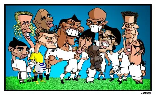 Caricaturas chistosas del real madrid - Imagui