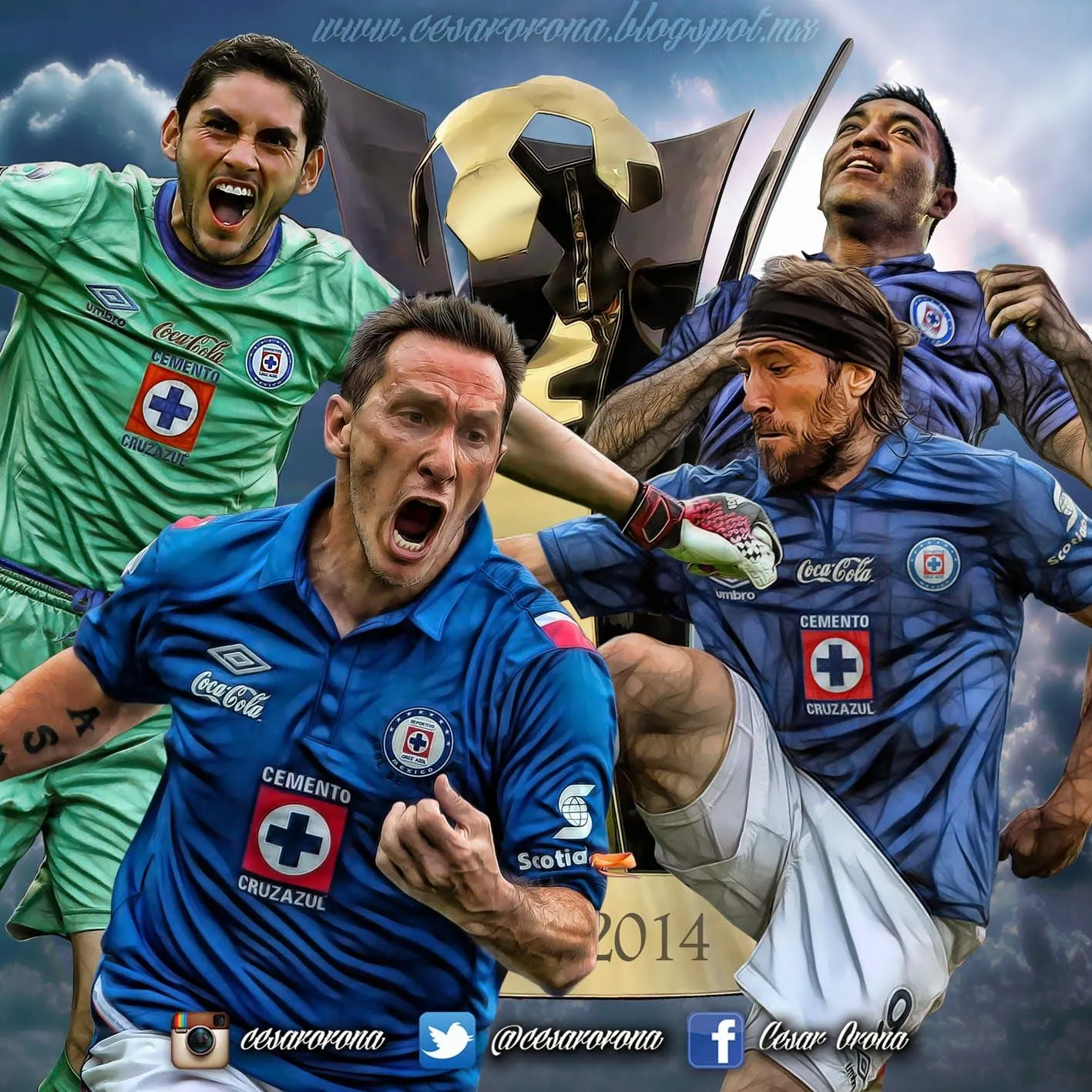 No sólo somos Caricaturas........: CRUZ AZUL CAMPEON CONCACHAMPIONS