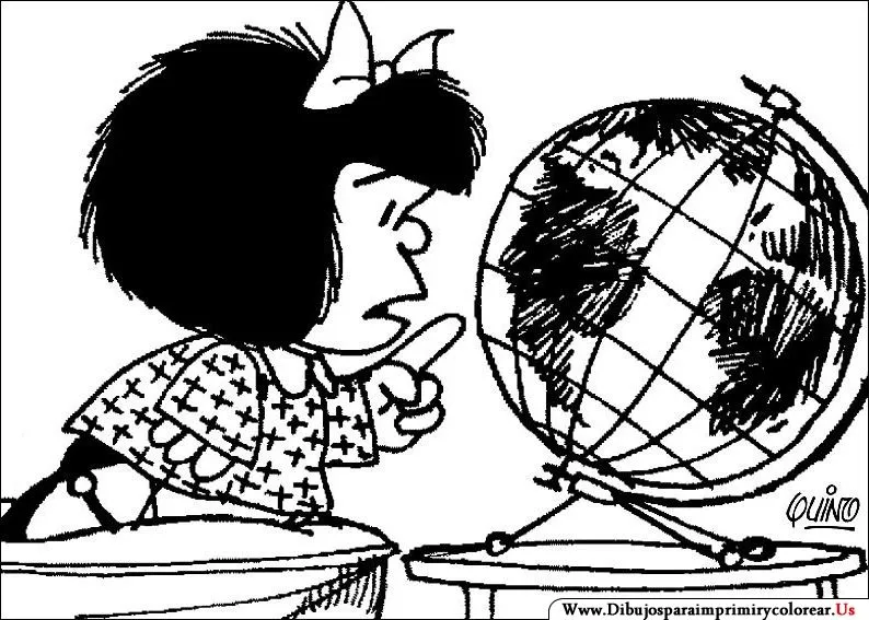 Caricaturas de Mafalda para colorear - Imagui