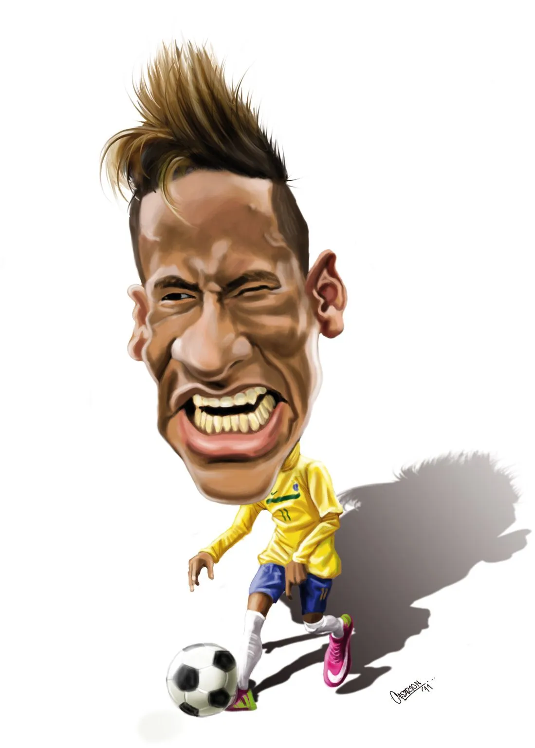 Caricaturas de Neymar - Imagui